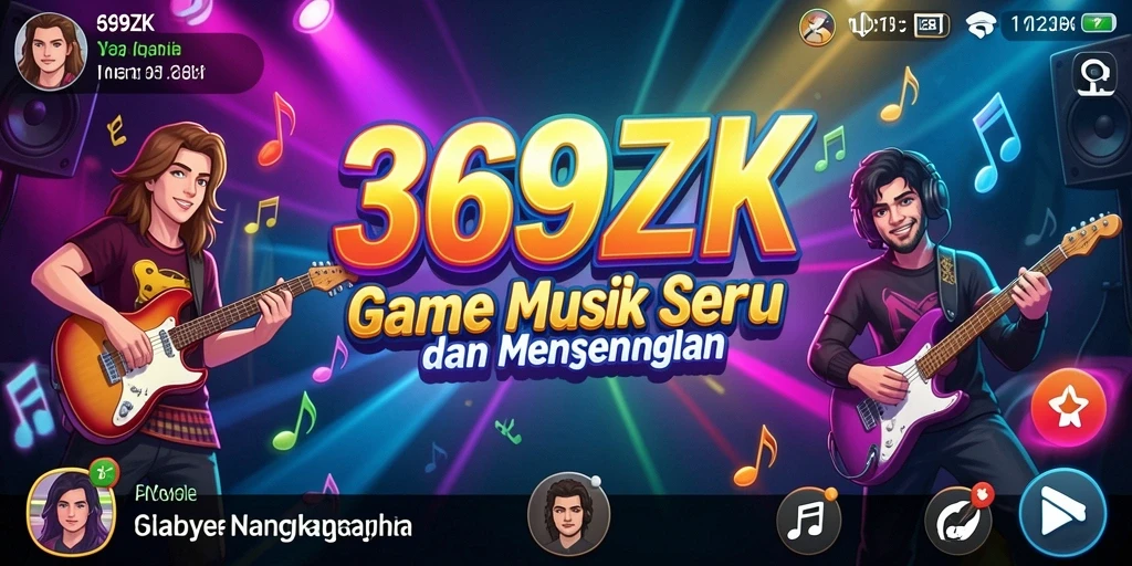 Screenshot gameplay 369ZK menampilkan aksi seru dalam bermain musik.