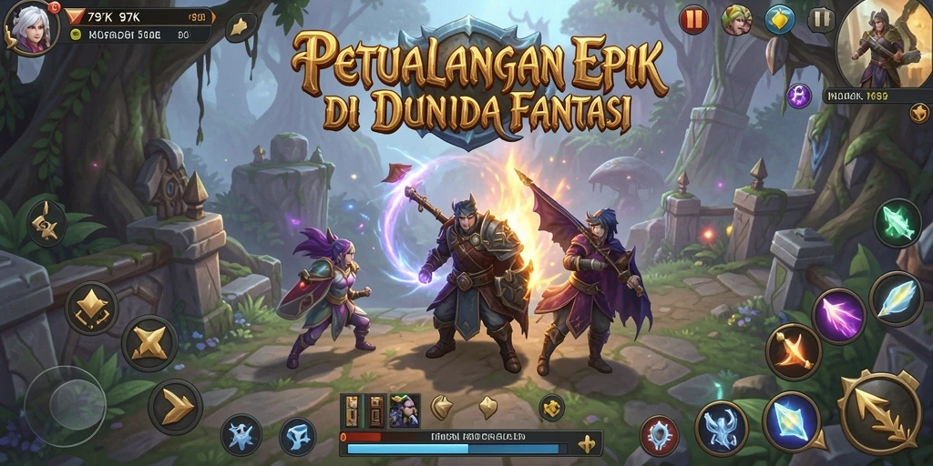 Screenshot utama 797K menampilkan momen seru di dunia petualangan.