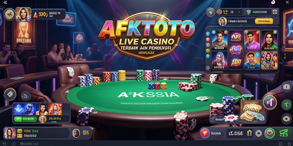 Gameplay Live Casino yang menarik dan interaktif di AFKTOTO.