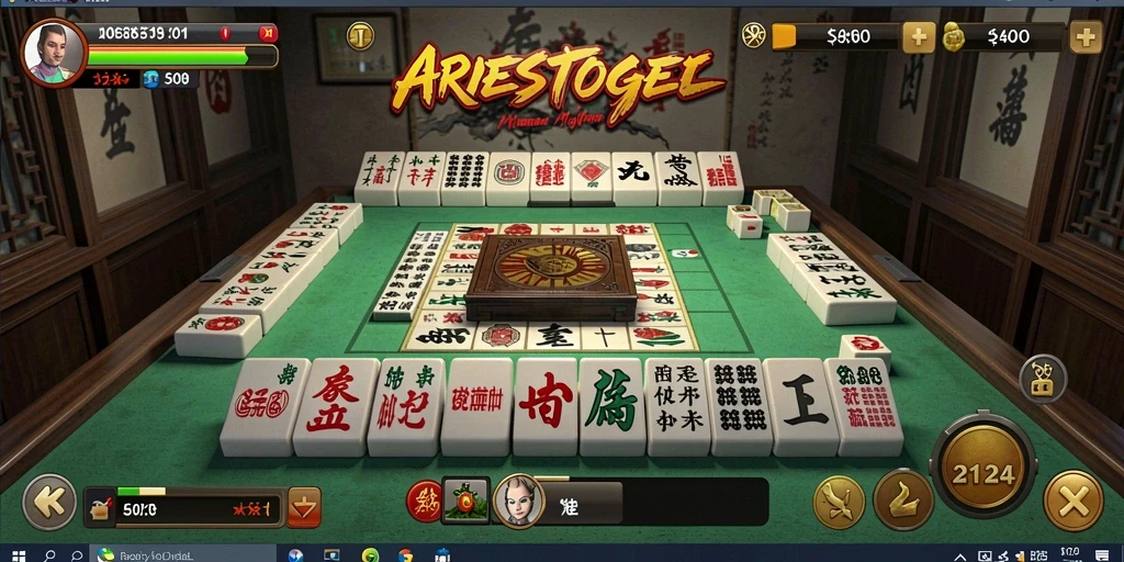 Tampilan gameplay ARIESTOGEL yang seru dan menantang.