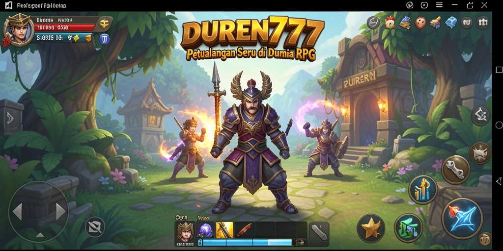 Tampilan menarik gameplay RPG DUREN777 yang seru.