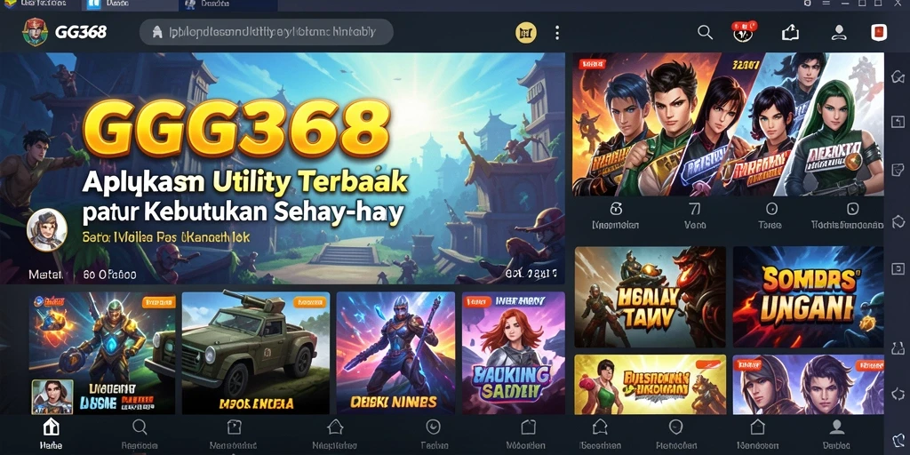 Tangkapan layar utama GG368 menampilkan fitur pengingat yang memudahkan pengguna.