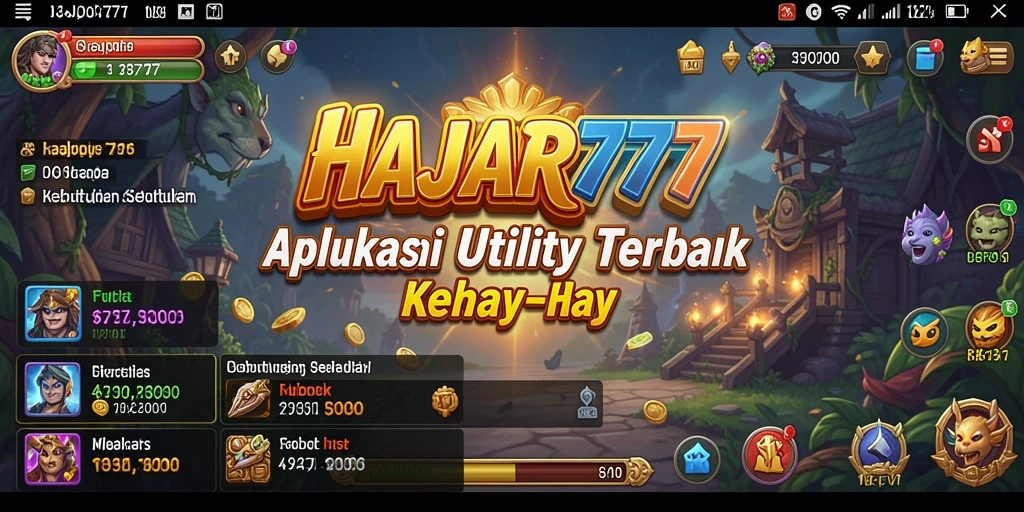 Tampilan antarmuka HAJAR777 yang ramah pengguna dan fungsional.