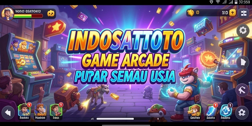 Tampilan gameplay seru INDOSATTOTO dengan berbagai level menarik.
