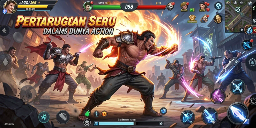 Tampilan aksi seru dan karakter beragam dalam JAGO368.