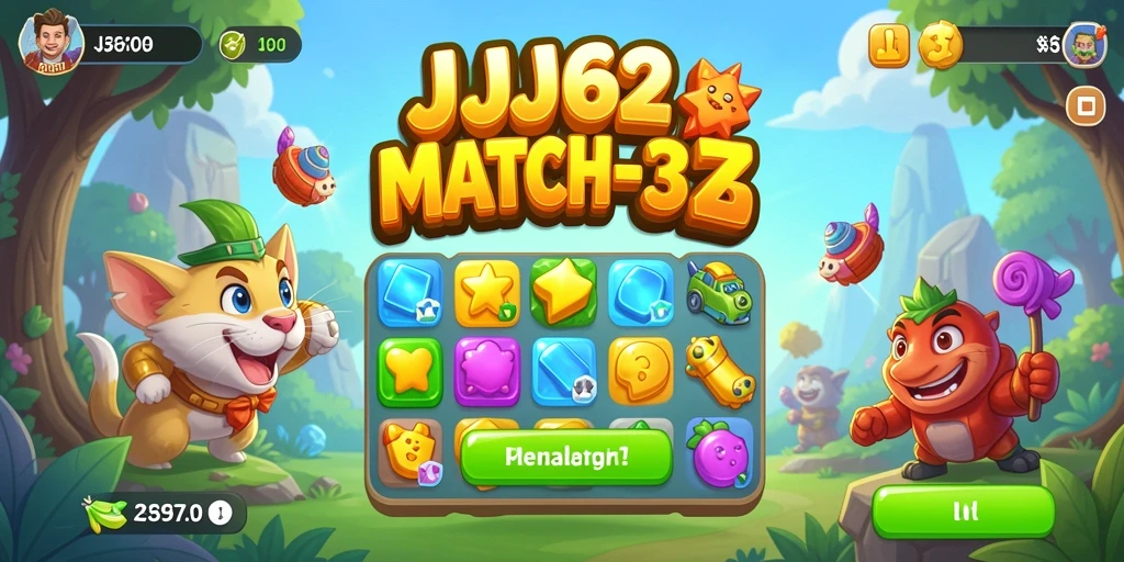 Tampilan gameplay seru dan colorful dari JJ62.