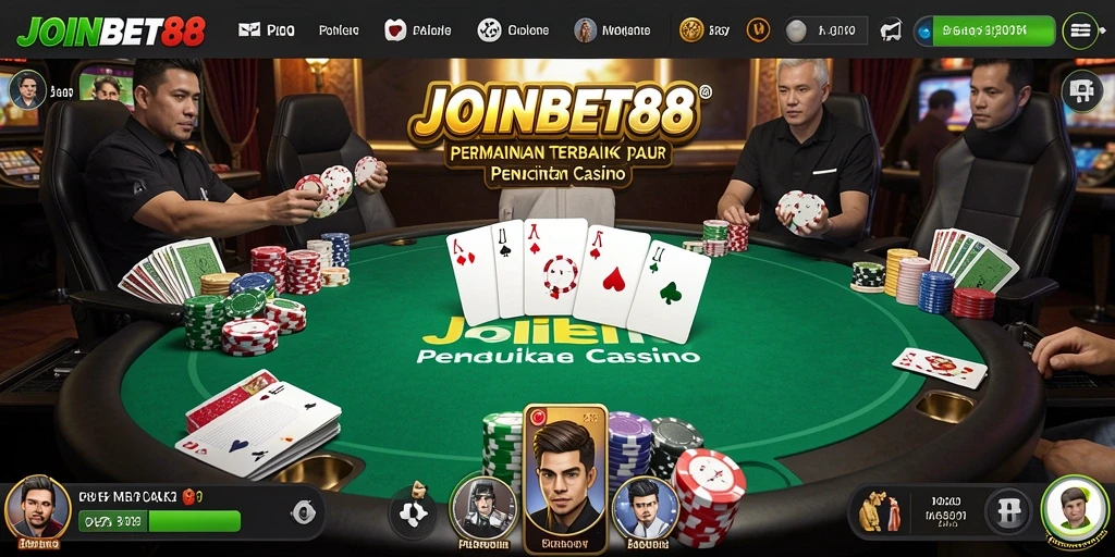 Tampilan gameplay Poker yang menegangkan dalam <strong>JOINBET88</strong>.