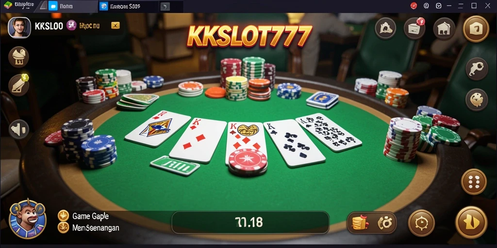 Tampilan gameplay KKSLOT777 yang menarik dan interaktif.