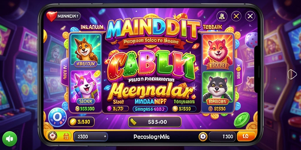 Tampilan gameplay menarik dari MAINDUIT dengan berbagai tema slot.