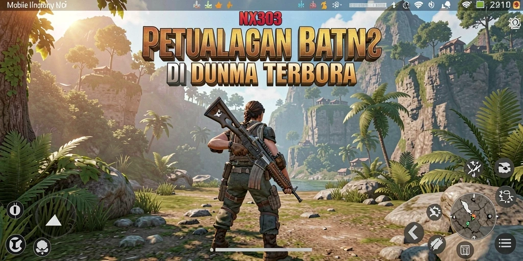 Tampilan gameplay NX303 yang seru di dunia terbuka.