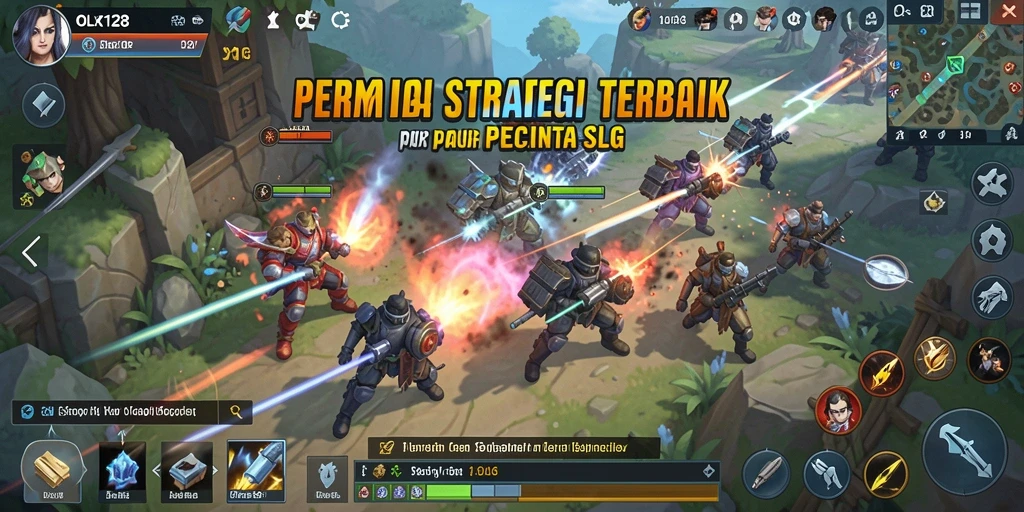 Tampilan gameplay OLX128 yang mengasyikkan dan interaktif.