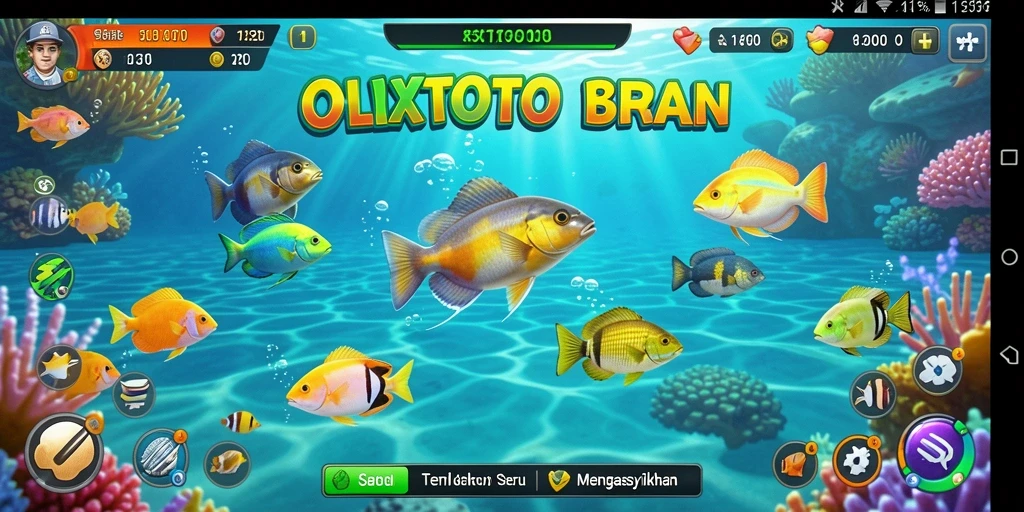 Tangkapan layar dari gameplay seru OLXTOTO Tembak Ikan.