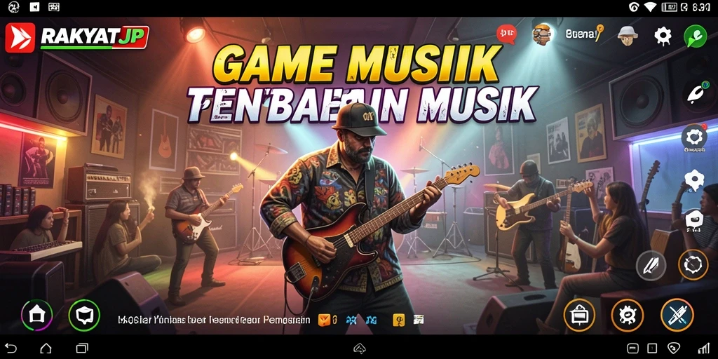 Screenshot RAKYATJP menampilkan gameplay interaktif yang penuh warna.