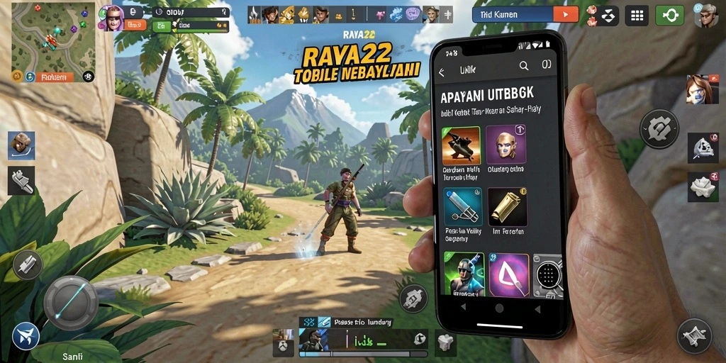 Tampilan utama RAYA22 dengan fitur Utility yang bermanfaat.