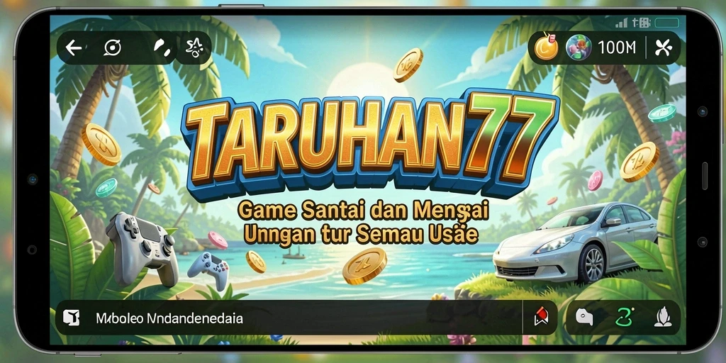 Menampilkan gameplay seru dari TARUHAN77 yang menghibur.