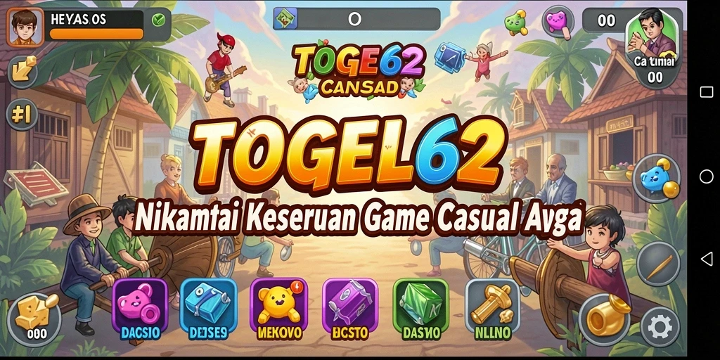 Screenshot utama TOGEL62 menunjukkan gameplay yang seru dan menarik.