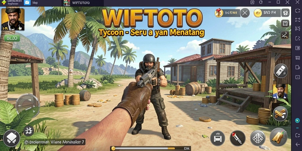 Screenshot gameplay WIFITOTO menampilkan pengelolaan bisnis yang menarik.
