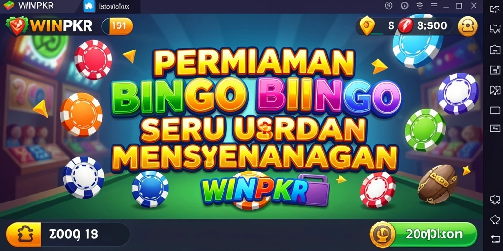 Tampilan gameplay Bingo yang menarik di WINPKR.