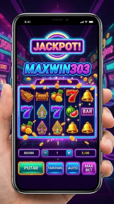 Tampilan utama aplikasi maxwin303 yang menarik dan informatif.